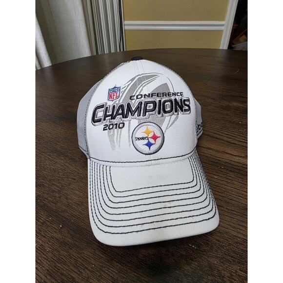 Pittsburgh Steelers Hat Cap Snap Back Trophy Collection NFL Football Super Bowl - Picture 1 of 16